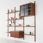 Teak modular shelving unit, Danish design, 1970s, made in Denmark