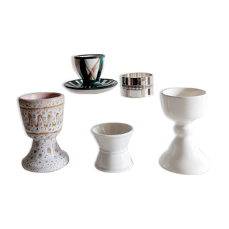 Ensemble de 5 coquetiers variés