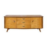 Vintage TV unit with tapered legs in Scandinavian style.