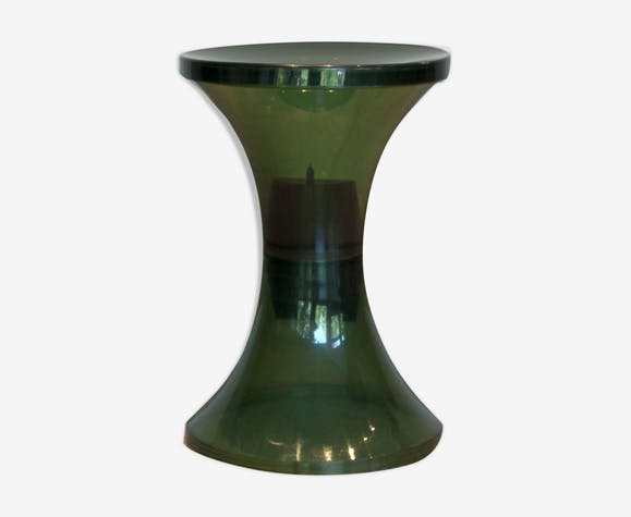TamTam Kristal Kaki stool by Henry Massonnet, 2002.