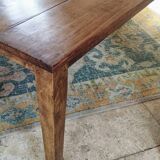 Farm table in sold oak