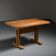 Rectangular table Les Arcs in solid elm