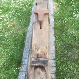 Ancien établi de menuisier banc d'âne XIXème