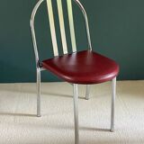Set of six Mallet Stevens type chairs. 1970s