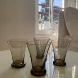Set of smoked glasses