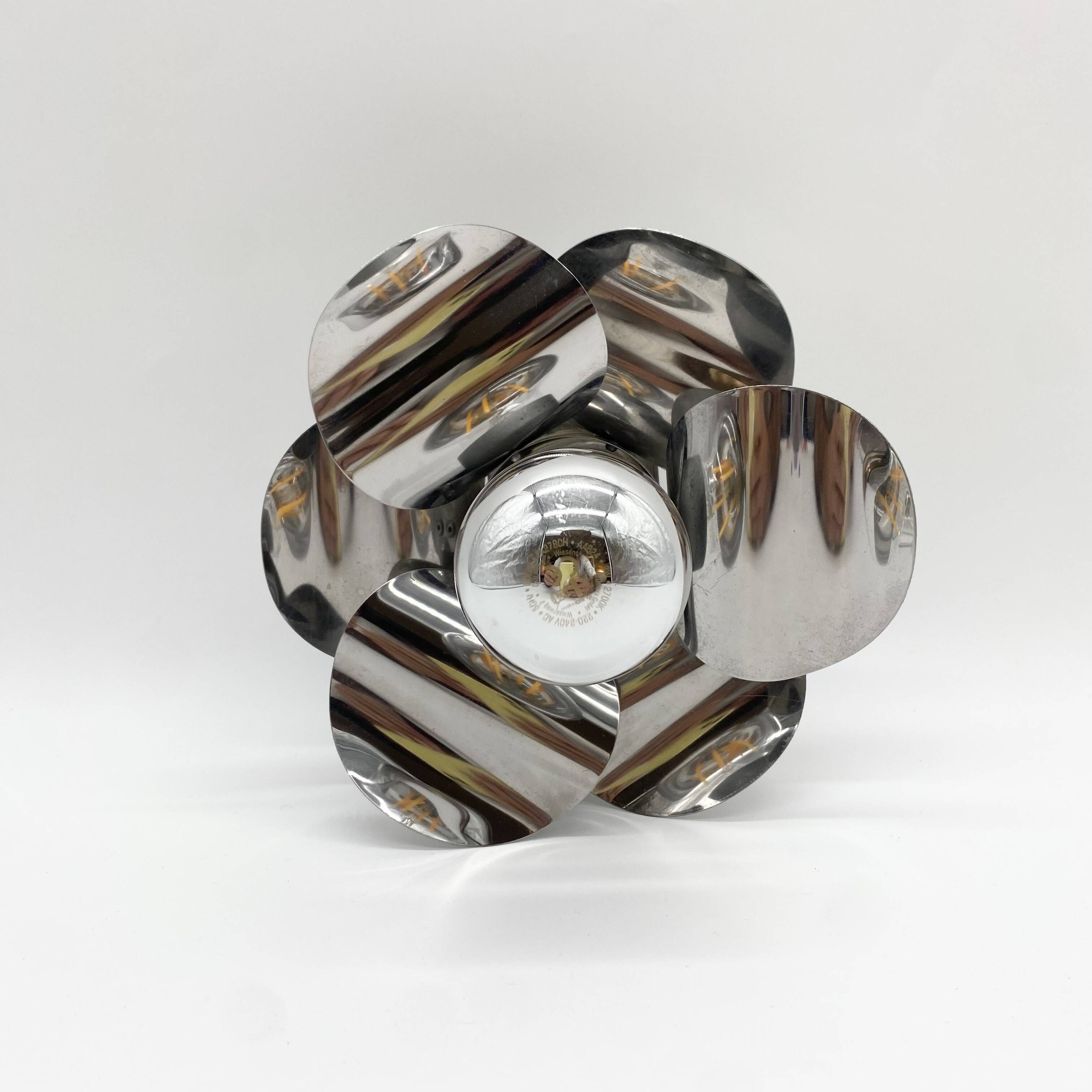 Applique « flower » – space age, 1970s