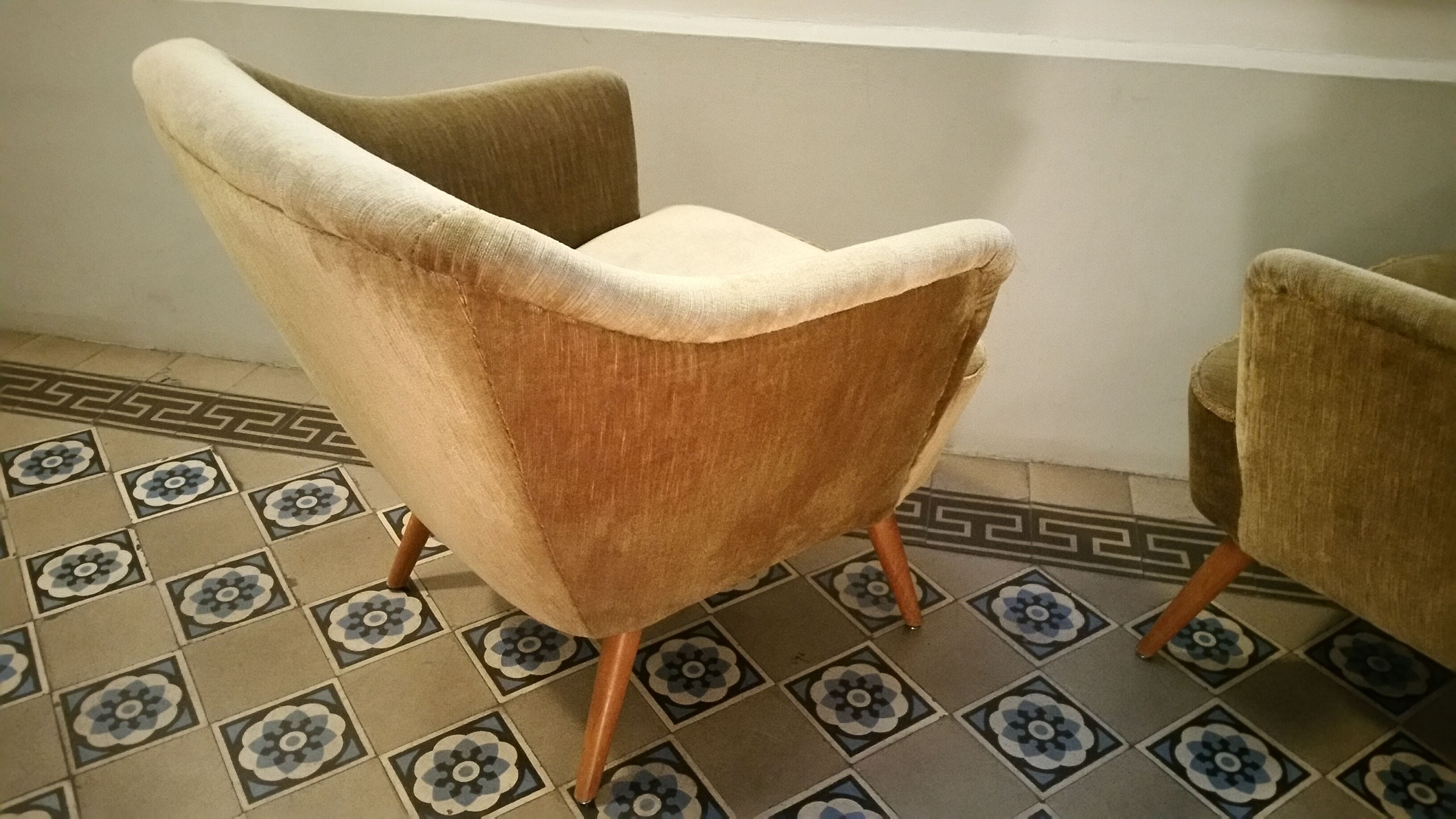 Danish Chair organic years 50/60 bronze