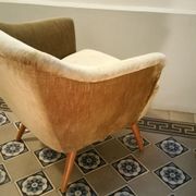 Fauteuil danois organique années 50/60 bronze