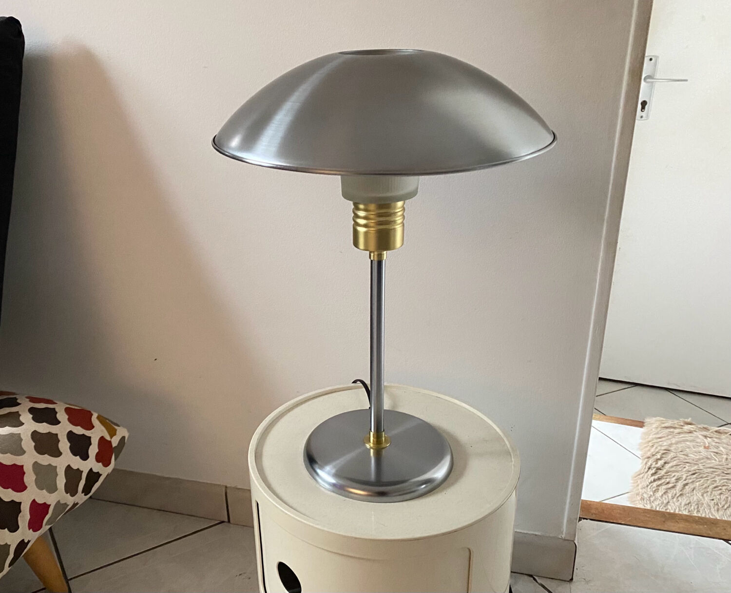 Vintage 1990s IKEA ocean liner design desk lamp