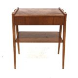 Scandinavian teak bedside table, AB Carlströms, Sweden, 1960