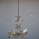 Pampille bronze chandelier and charm