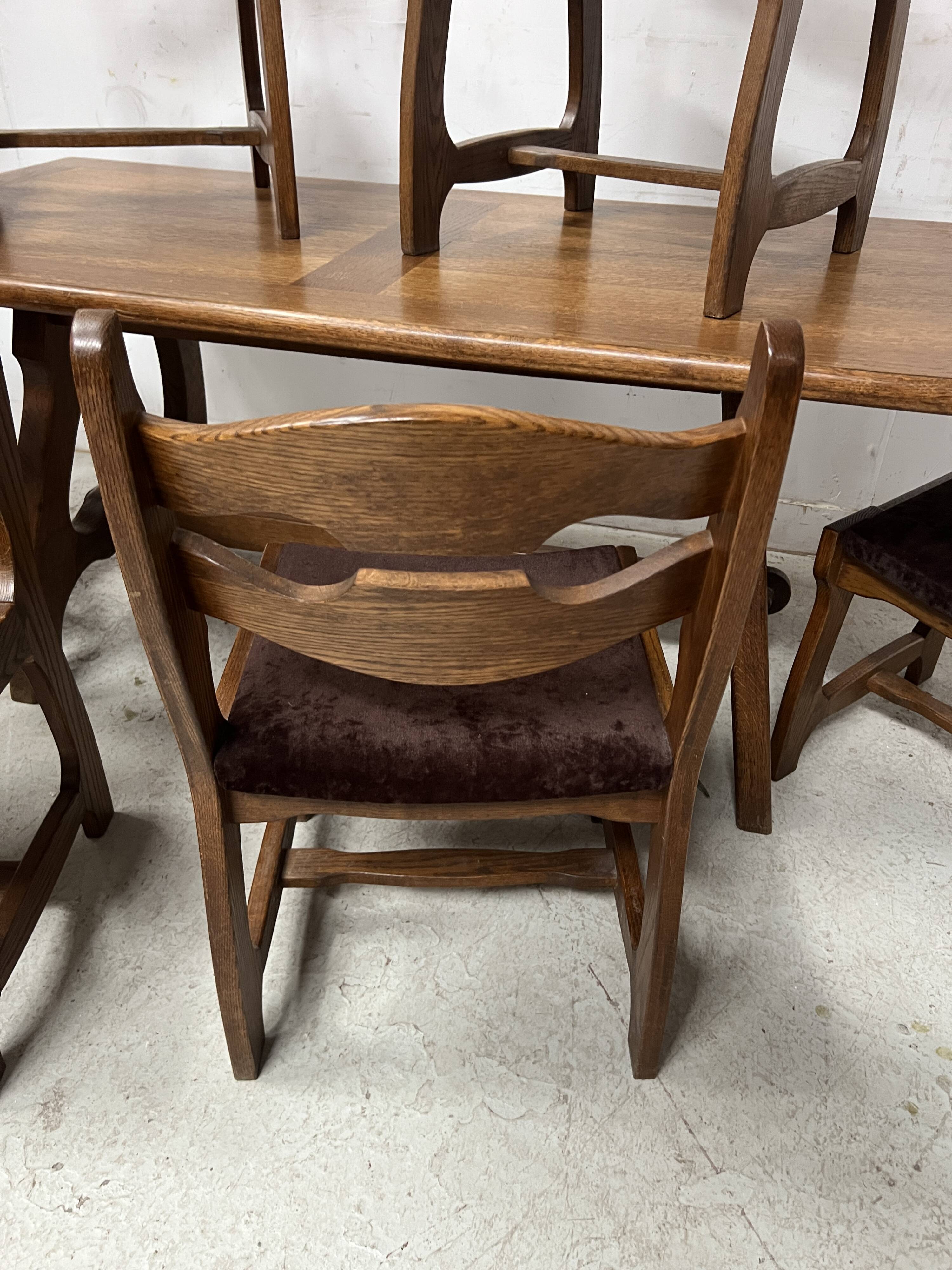 Dining room furniture Table and chairs XX century