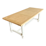 Old white farmhouse table