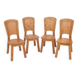 4 “Les Arcs” chairs