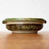Studio pottery ashtray from mid-century German, 1960s.