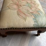 Vintage upholstered stool/footrest