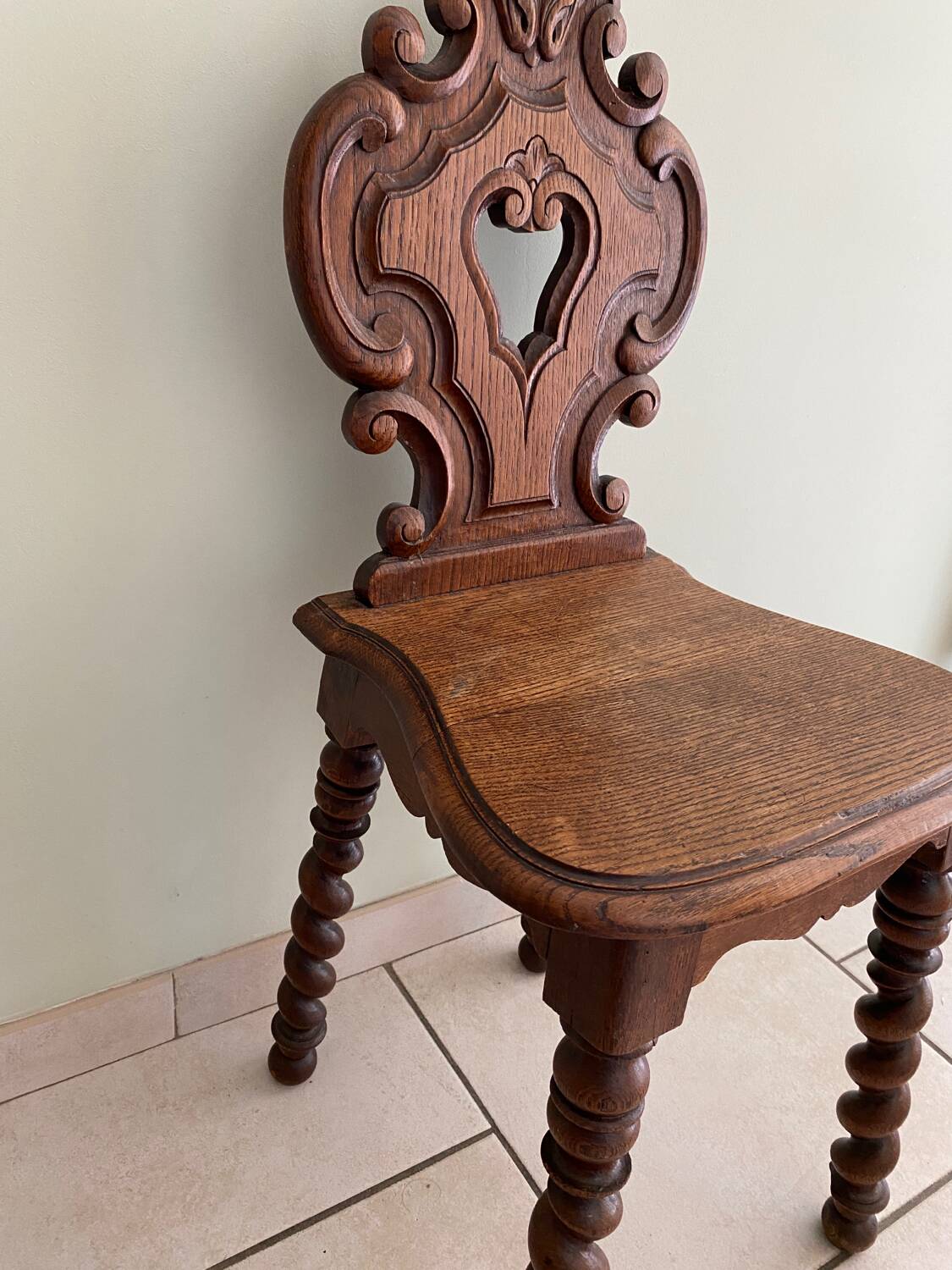 Vintage brutalist chair