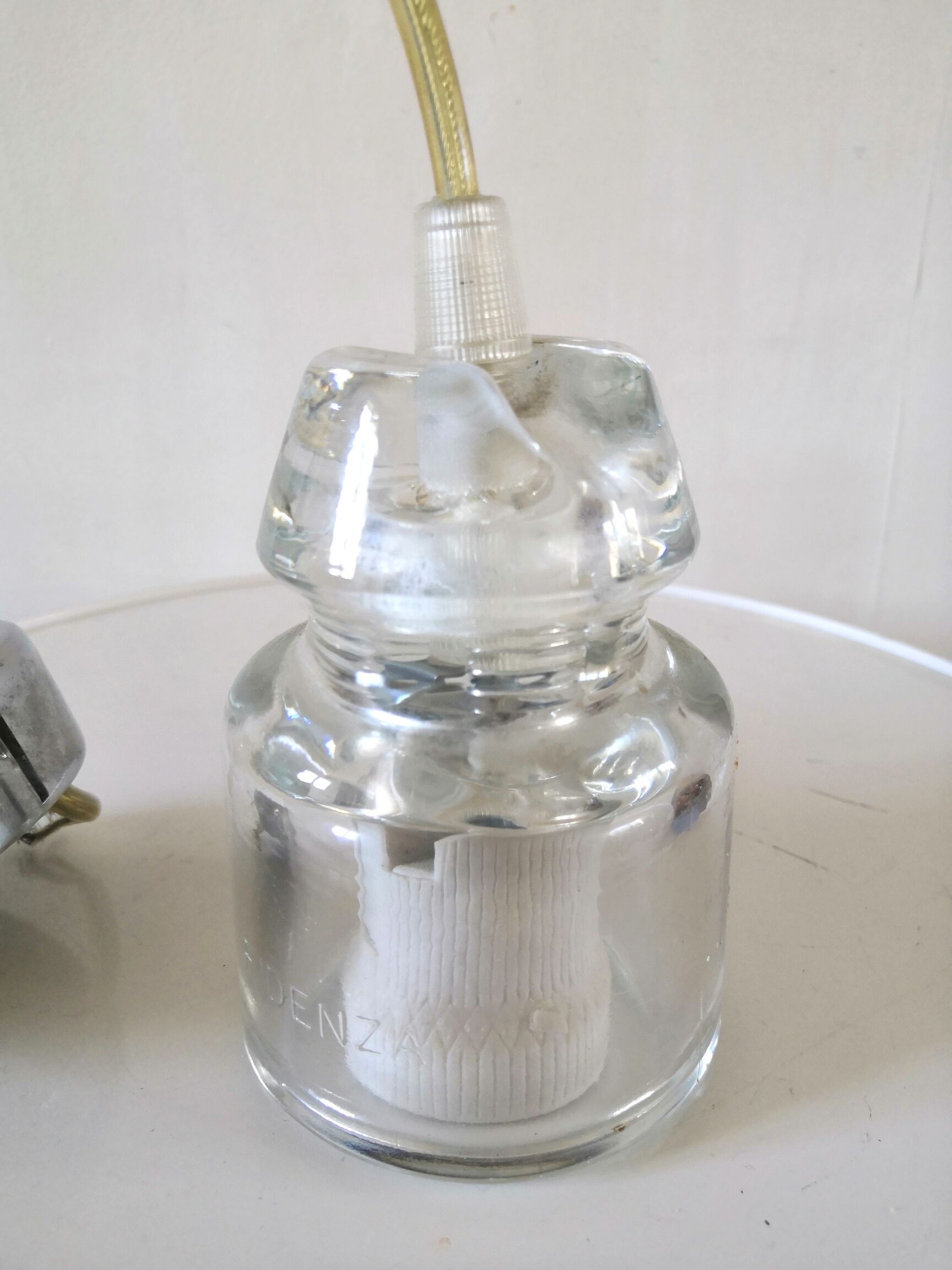 Indarte Italy pendant lamp with Fidenza glass