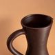 Brown stoneware jug, vintage wabi-sabi style
