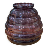 Art Deco vase in purple glass 'Verextrafort'