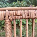 3-seater rattan bench from the 70s