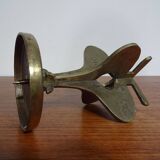 Brutalist Bronze Candleholder, 1960s