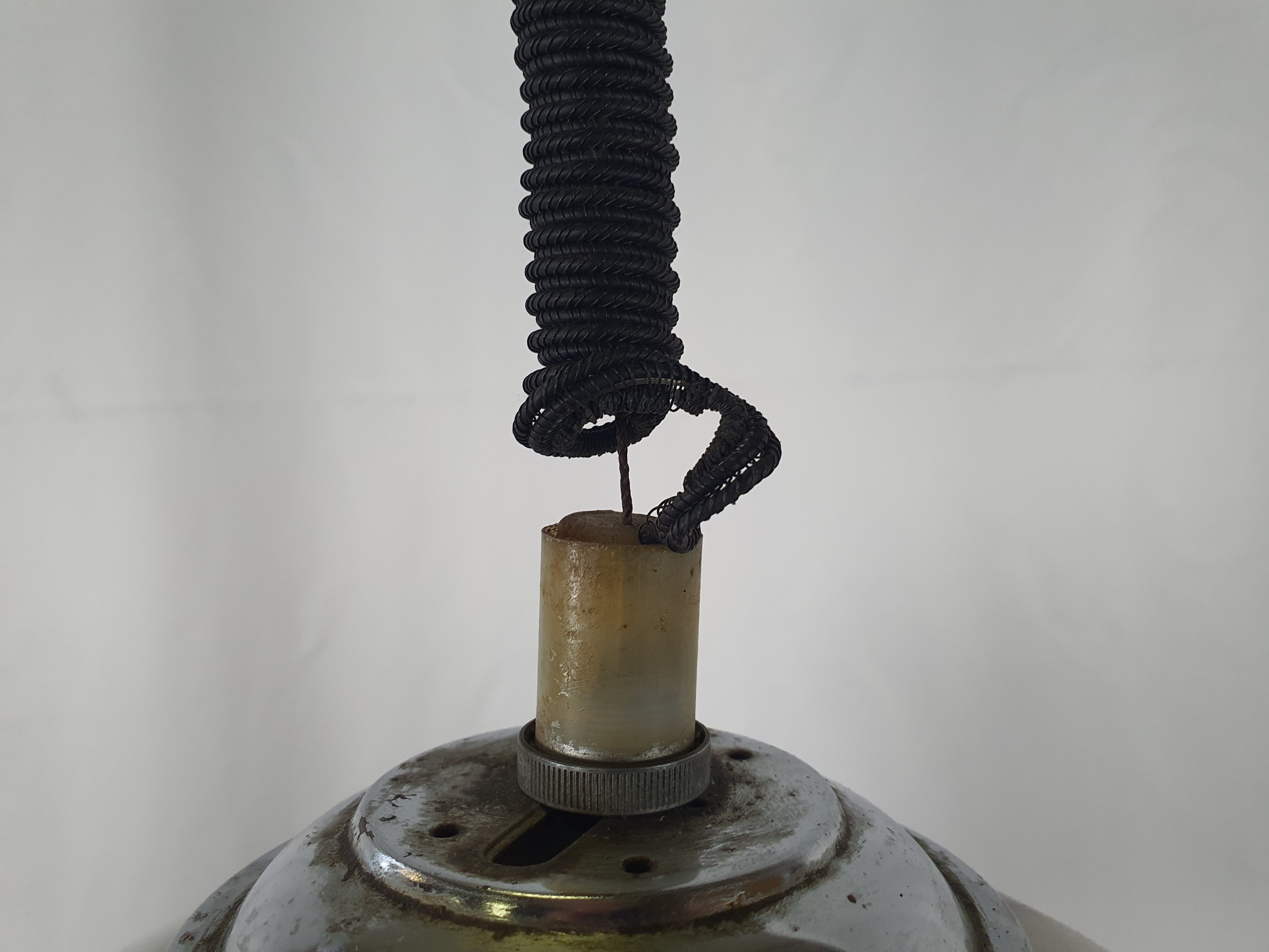 Chandelier in white and multicolored Murano glass