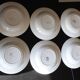 Set of 6 plates from the New Givors Earthenware Factory "Gisèle"