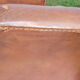 Paire de fauteuils club en cuir marron