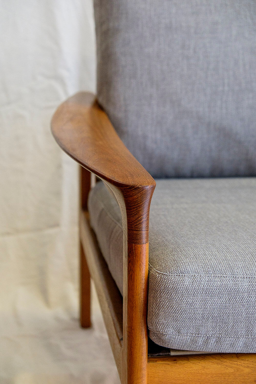 Teak lounge chair by Arne Wahl Iversen for Komfort Denmark, 1960s