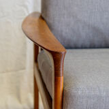 Teak lounge chair by Arne Wahl Iversen for Komfort Denmark, 1960s