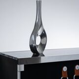 Vase soliflore en métal, 1980s