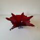 Important Murano blown glass centrepiece – Ruby red and blue