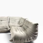 Ensemble modulable Togo en velours grege par Ducaroy, Maison Ligne Roset