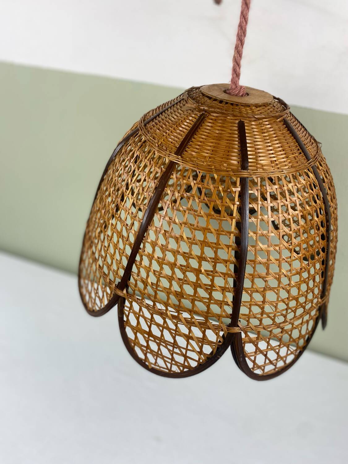 Suspension osier vintage