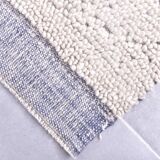 9x12 Soft Pastel White & Blue Vintage Rug, 273x357Cm