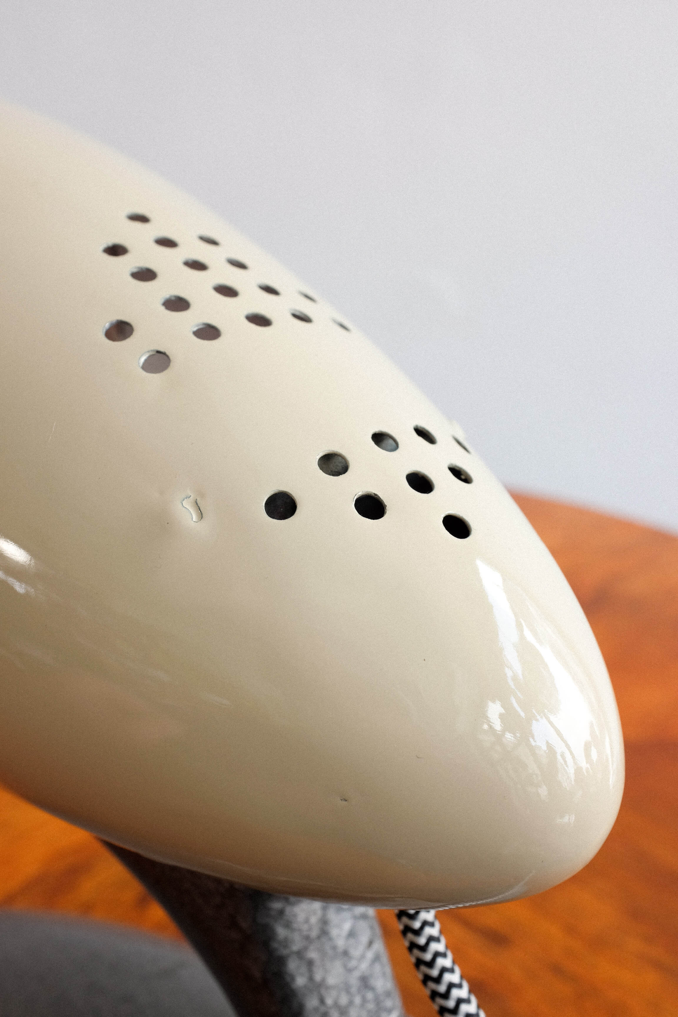 Industial czechoslovak prema table lamp, 1970s