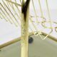 Vintage smoked glass trolley bar magazine rack side table milo baughman style italy 53cm