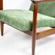 Green Olive GFM-142 Armchair by Edmund Homa, 1970s