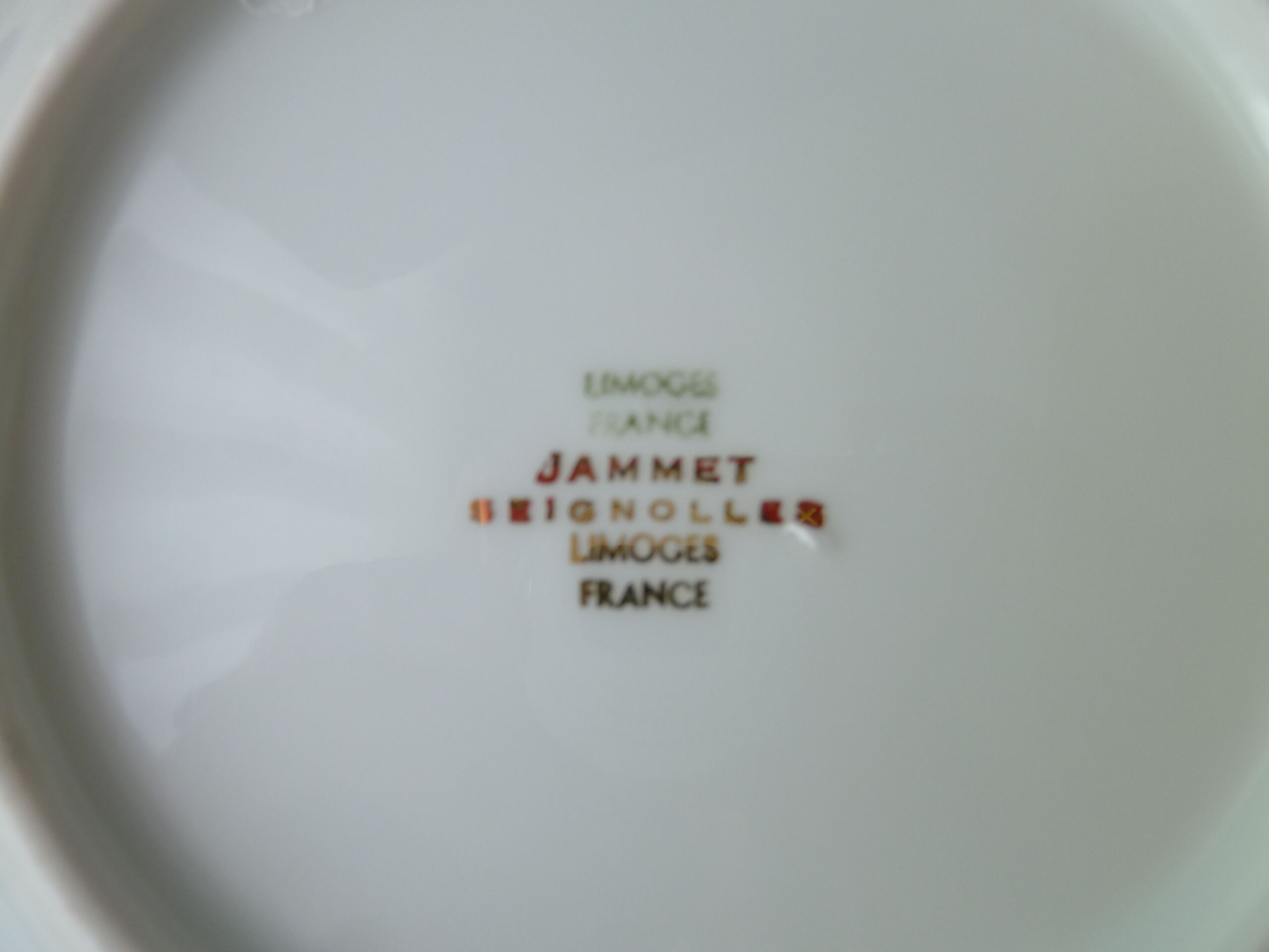Déjeuner tasse à chocolat ou à thé en Porcelaine de Limoges Jammet Seignolles