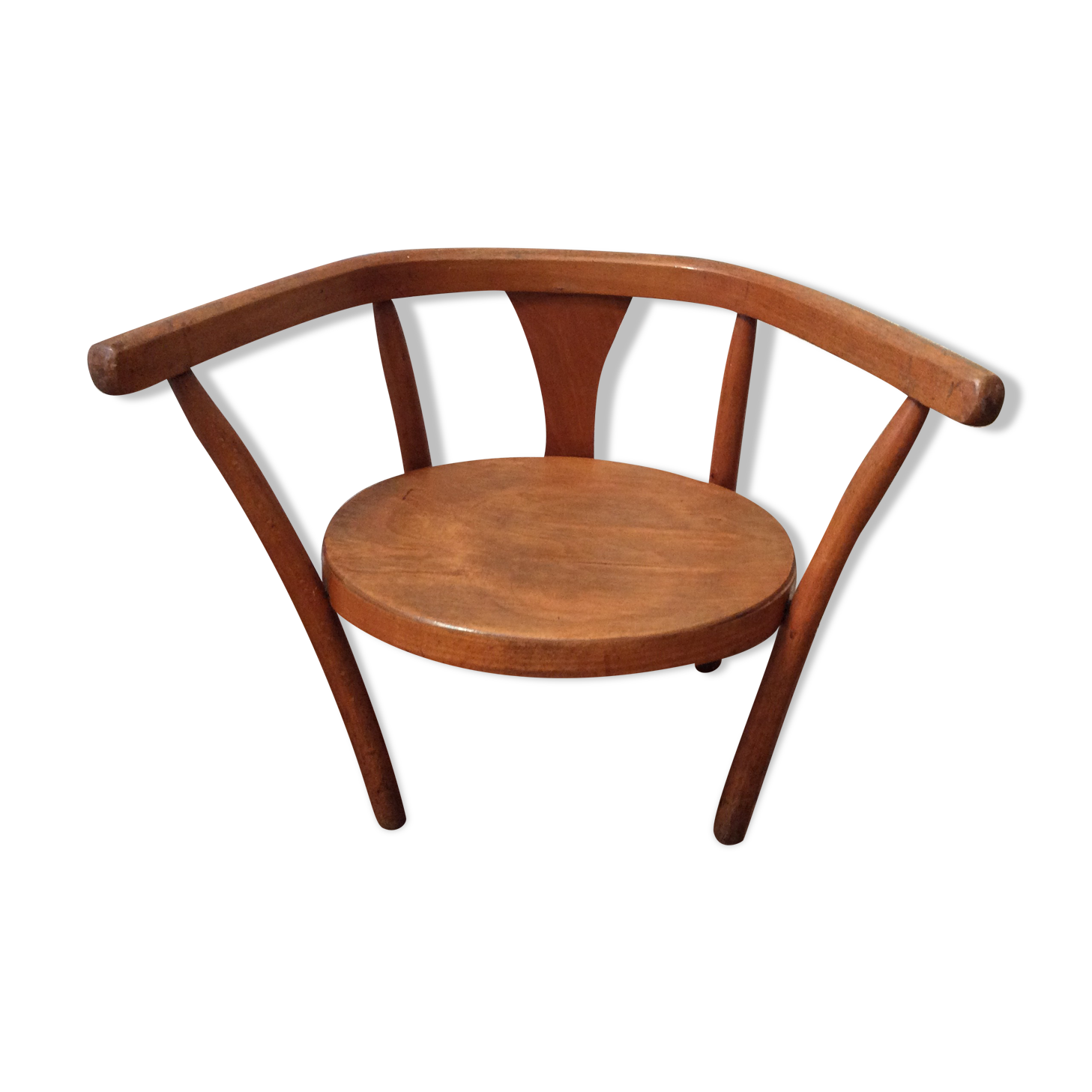 Fauteuil enfant bois courbé
