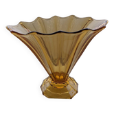 Vase verre art déco