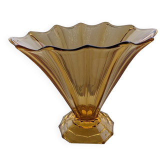 Art deco glass vase