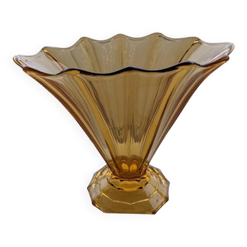 Vase verre art déco