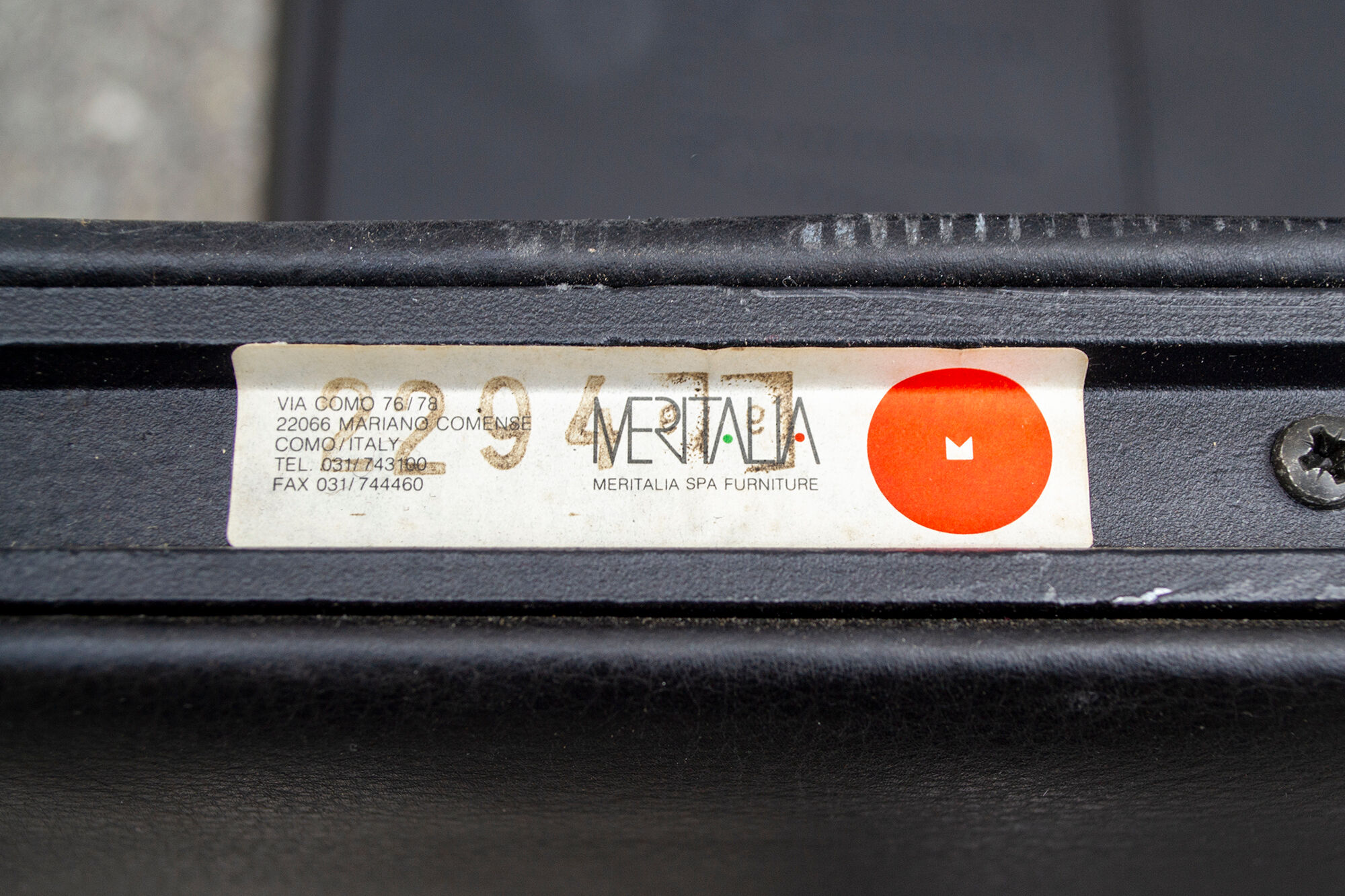 4 leather chairs model Giulietta by Afra and Tobia Scarpa for Meritalia italia 1988