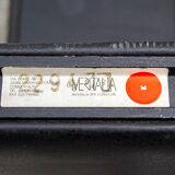 4 leather chairs model Giulietta by Afra and Tobia Scarpa for Meritalia italia 1988