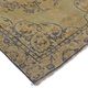 Vintage Turkish Floral Medallion Rug Beige 290 x 164 cm
