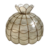 Vintage mother-of-pearl hanging lamp