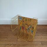 Vintage vinyl/magazine rack