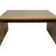 Table basse carrée minimaliste en chêne, années 70
